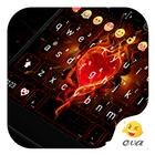 Blink Red Heart Emoji Keyboard icône