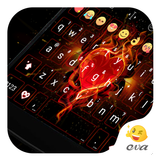 ikon Blink Red Heart Emoji Keyboard