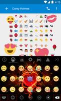 Blink Red Heart Emoji Keyboard स्क्रीनशॉट 3