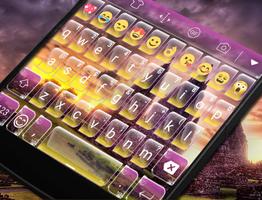 Egypt Temple Keyboard -Emoji Poster