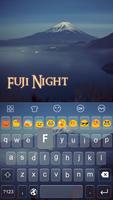 Fuji Night -Emoji Keyboard скриншот 1