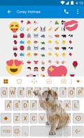 Funny Bull Dog Emoji Keyboard স্ক্রিনশট 3