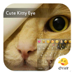 Kitty Cute Eyes Emoji Keyboard