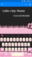 Kitty Pink Bow Keyboard Theme capture d'écran 1