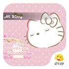 Shy Kitty Keyboard -Emoji &Gif आइकन