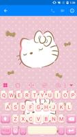 Shy Kitty Keyboard -Emoji &Gif Affiche