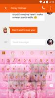 Hi Kitty, Emoji Keyboard скриншот 1