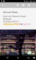 Kiss Hot Emoji keyboard capture d'écran 2