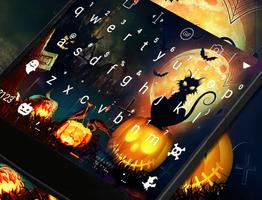 Halloween Night Keyboard Theme Affiche
