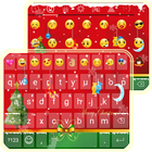 Merry Christmas Emoji Keyboard icono