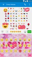 Valentine Love Keyboard -Emoji capture d'écran 3