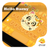 Hello Barnny Emoji Keyboard آئیکن