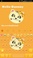 Hello Barnny Emoji Keyboard imagem de tela 3