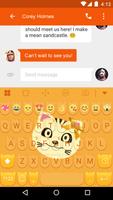 برنامه‌نما Hello Barnny Emoji Keyboard عکس از صفحه