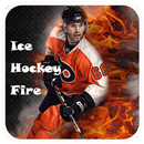 Ice Hockey Fire Emoji Keyboard aplikacja