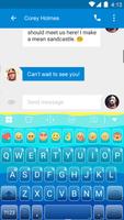 Ocean Eva Keyboard -Emoji Gif تصوير الشاشة 1