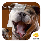 Lovely Bull Dog Emoji Keyboard icône