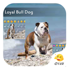 Loyal Bull Dog Emoji Keyboard أيقونة