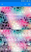 Neon Leaves Eva Keyboard -Gifs screenshot 1