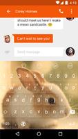 Little Rabbit -Emoji Keyboard Affiche