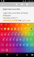 Light Color Emoji keyboard постер