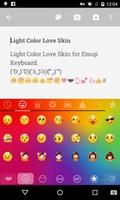 Light Color Emoji keyboard imagem de tela 1