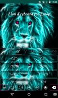Ferocious Lion Emoji Keyboard imagem de tela 3