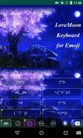 Love Moon Emoji Keyboard syot layar 3