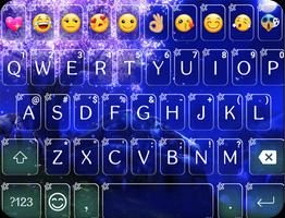 Love Moon Emoji Keyboard Poster