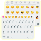 Icona Material White Emoji Keyboard