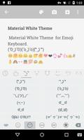 2 Schermata Material White Emoji Keyboard