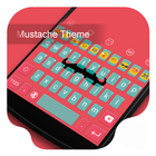 Mustache -Kitty Emoji Keyboard ไอคอน