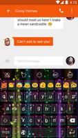 Neon Clack Eva Emoji Keyboard syot layar 3