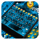Smoke Glow Keyboard -Emoji أيقونة