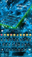 Smoke Glow Keyboard -Emoji Cartaz