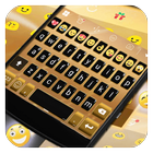 Glowing Gold Keyboard -Emoji 图标