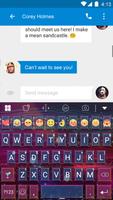 Fire Worm Keyboard -Emoji Gif capture d'écran 1