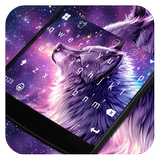 Howling Wolf Keyboard -Emoji icône