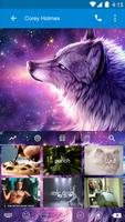 Howling Wolf Keyboard -Emoji syot layar 2