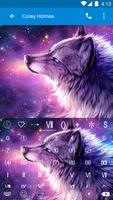 Howling Wolf Keyboard -Emoji Ekran Görüntüsü 3
