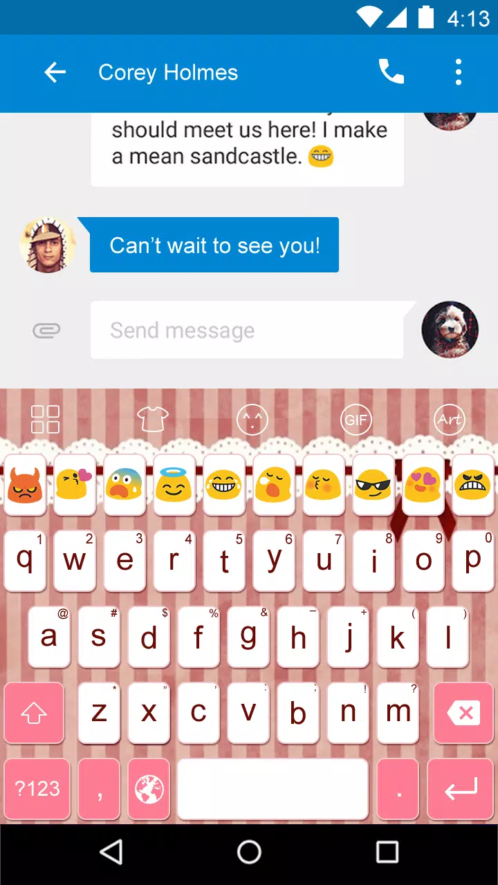 Small Cute -Emoji Keyboard APK pour Android Télécharger