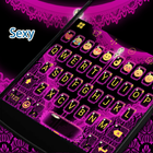 Skirt Lace Keyboard -Emoji Gif icône