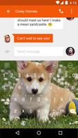 Silly Dog-Kitty Emoji Keyboard Affiche