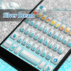 Silver Blue Eva Keyboard -Gifs ikona