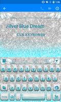 Silver Blue Eva Keyboard -Gifs screenshot 1