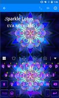 Sparkle Lotus Eva Keyboard-Gif 스크린샷 1