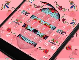 Sugar Skull Eva Keyboard -Gifs Cartaz