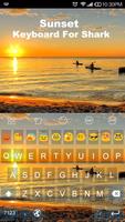 Sunset -Kitty Emoji Keyboard постер