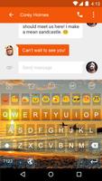 Sunset -Kitty Emoji Keyboard 截图 2