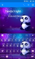 Panda In NightSky Eva Keyboard اسکرین شاٹ 1